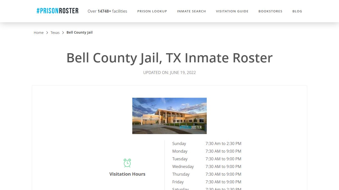 Bell County Jail, TX Inmate Roster - Nationwide Inmate Search